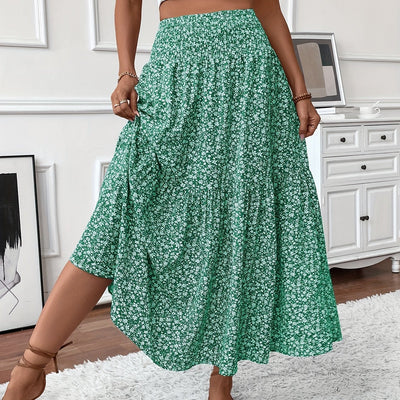 Elvora London™ – Marnie Tiered Floral Maxi Skirt