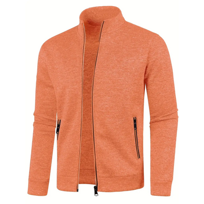 Elvora London™ | Classic Knitted Jacket with Zipper