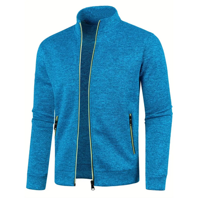 Elvora London™ | Classic Knitted Jacket with Zipper