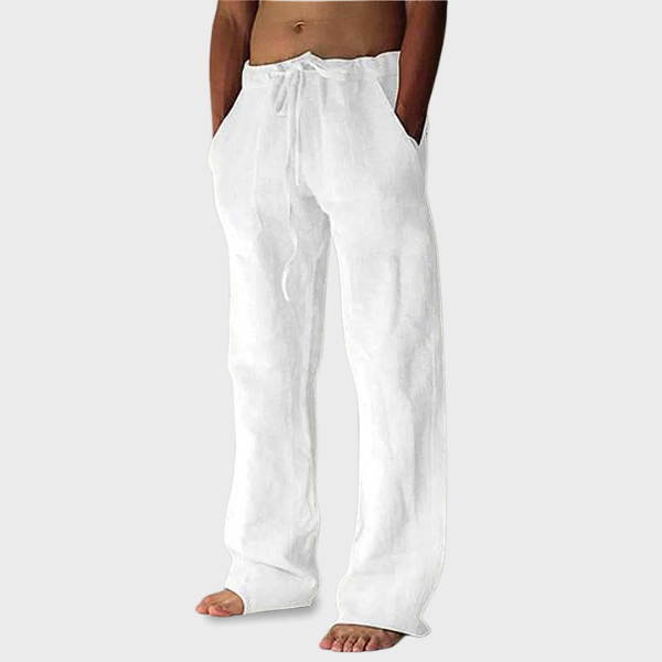 Elvora London™ – James Linen Summer Trousers