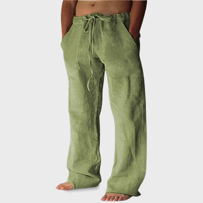 Elvora London™ – James Linen Summer Trousers