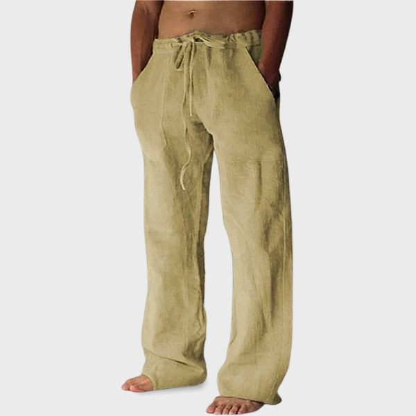 Elvora London™ – James Linen Summer Trousers
