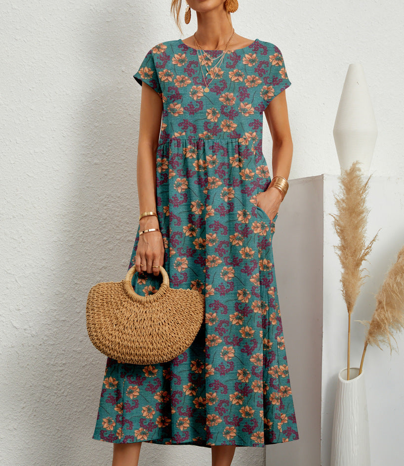 Elvora London™ – Marielle Floral Midi Dress