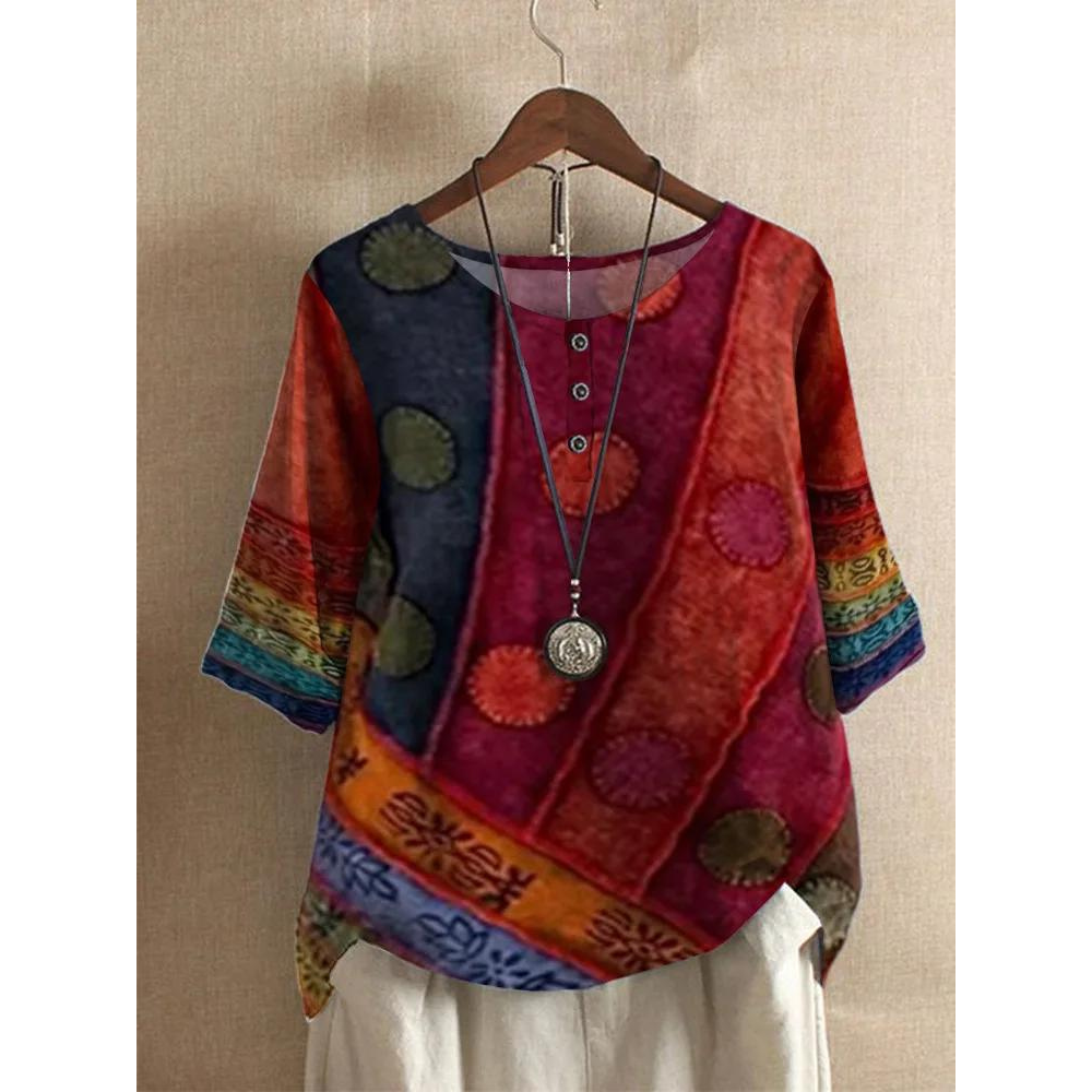 Elvora London™ – Aria Patchwork Top