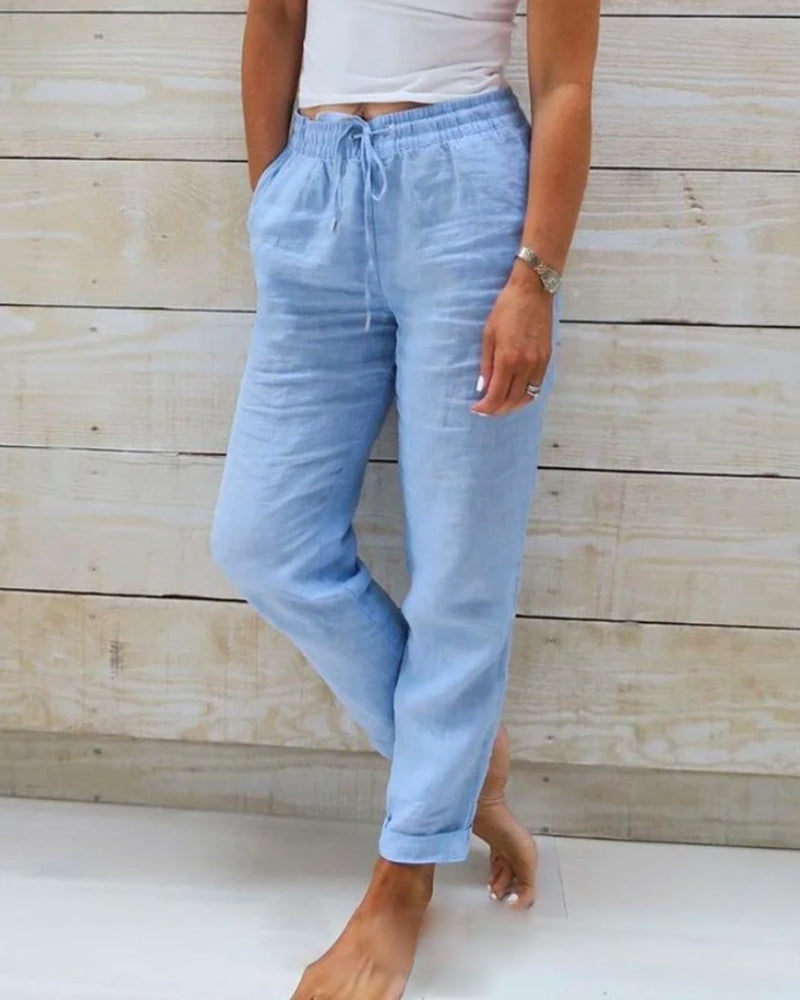 Elvora London™ - Relaxed Drawstring Trousers
