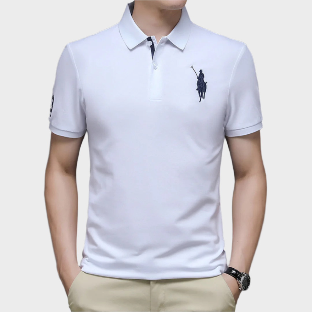 Elvora London™ – Enzo Embroidered Polo