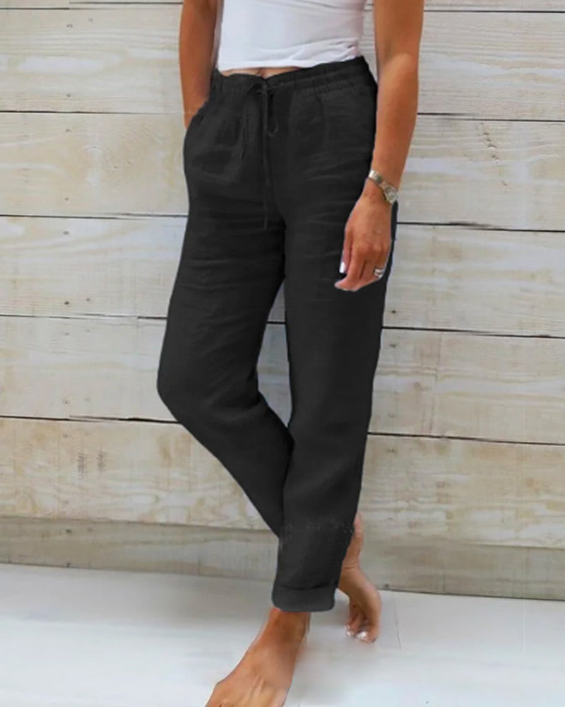 Elvora London™ - Relaxed Drawstring Trousers