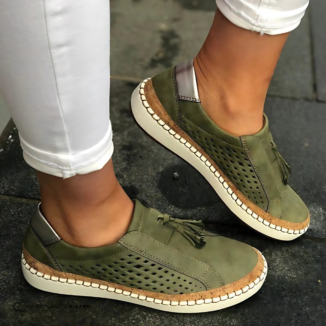 Elvora London™ – Liora Orthopaedic Summer Slip-Ons
