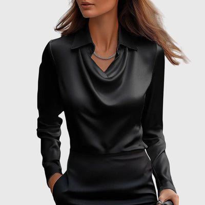 Elvora London™ | Elegant satin blouse