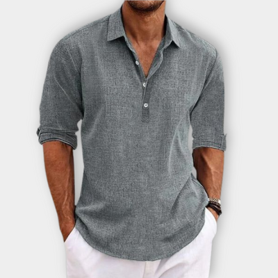 Elvora London™ – Mateo Linen Shirt