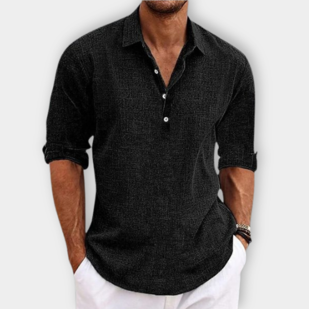 Elvora London™ – Mateo Linen Shirt