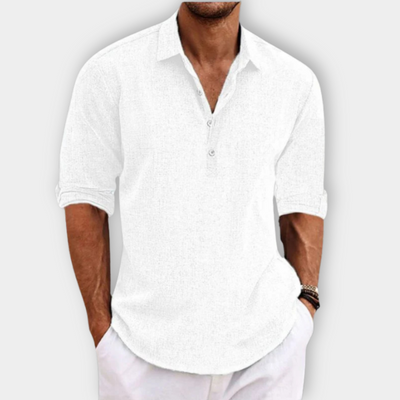 Elvora London™ – Mateo Linen Shirt