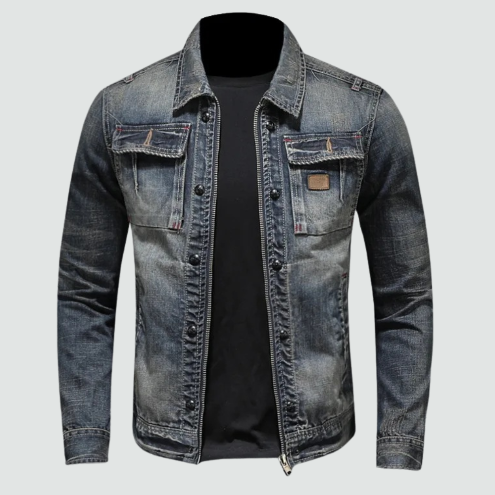 Elvora London™ – Giovanni Denim Jacket