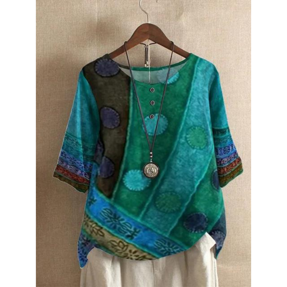 Elvora London™ – Aria Patchwork Top