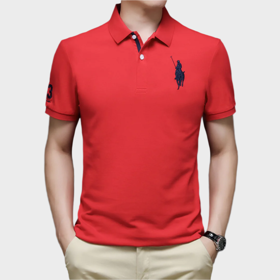 Elvora London™ – Enzo Embroidered Polo