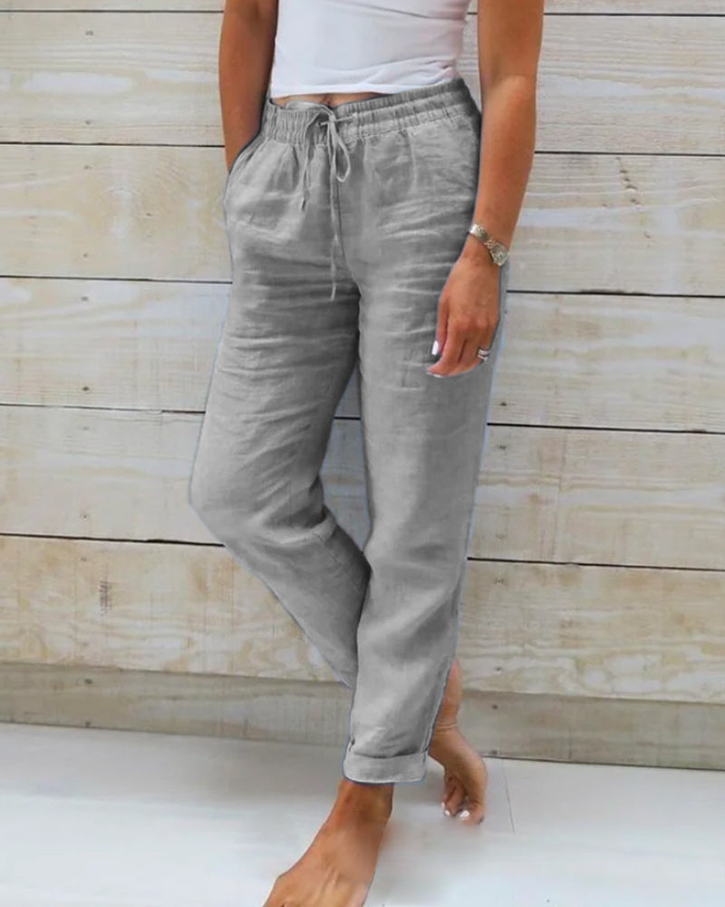 Elvora London™ - Relaxed Drawstring Trousers