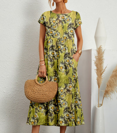 Elvora London™ – Marielle Floral Midi Dress
