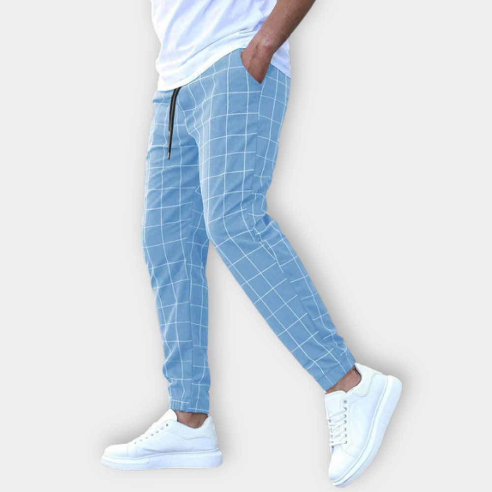 Elvora London™ – Conrad Checked Jogger Pants