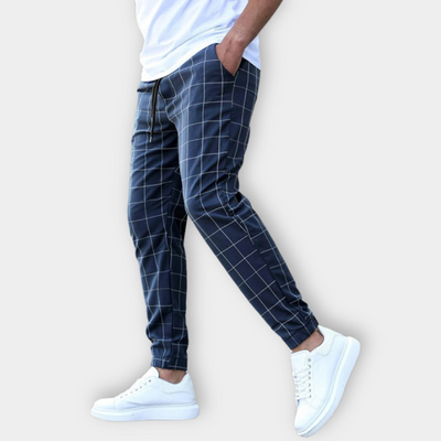 Elvora London™ – Conrad Checked Jogger Pants