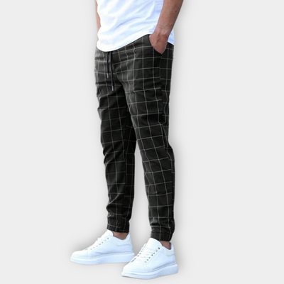 Elvora London™ – Conrad Checked Jogger Pants