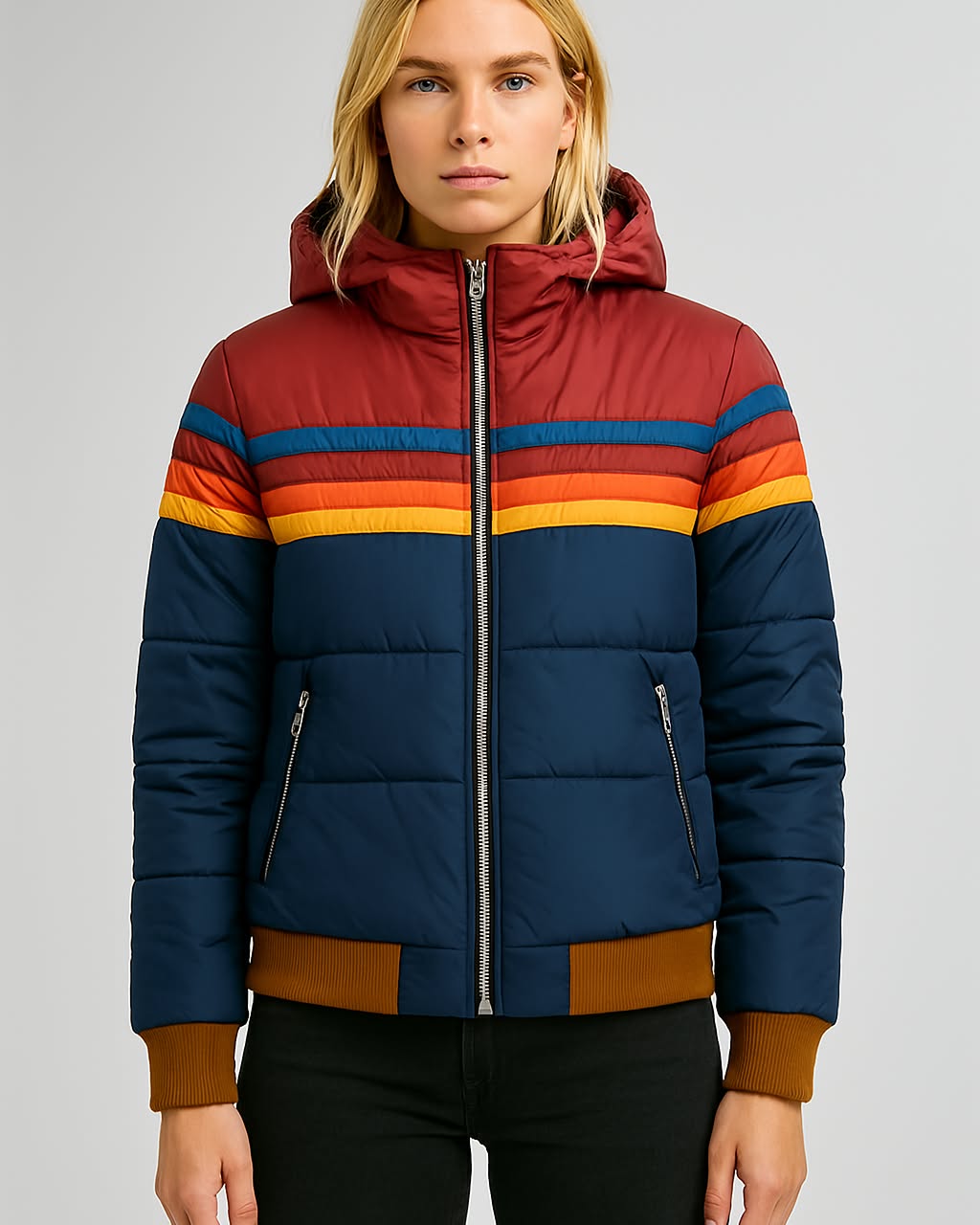 Elvora London™ | Retro Padded Jacket