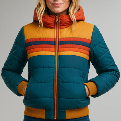 Elvora London™ | Retro Padded Jacket