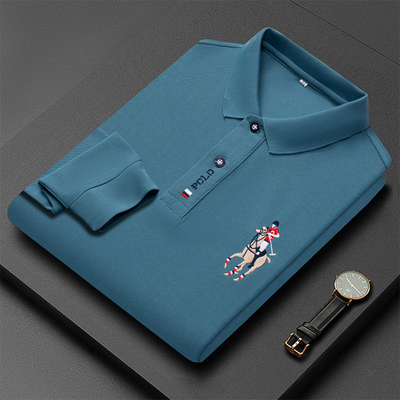Elvora London™ – Dario Long-Sleeve Polo