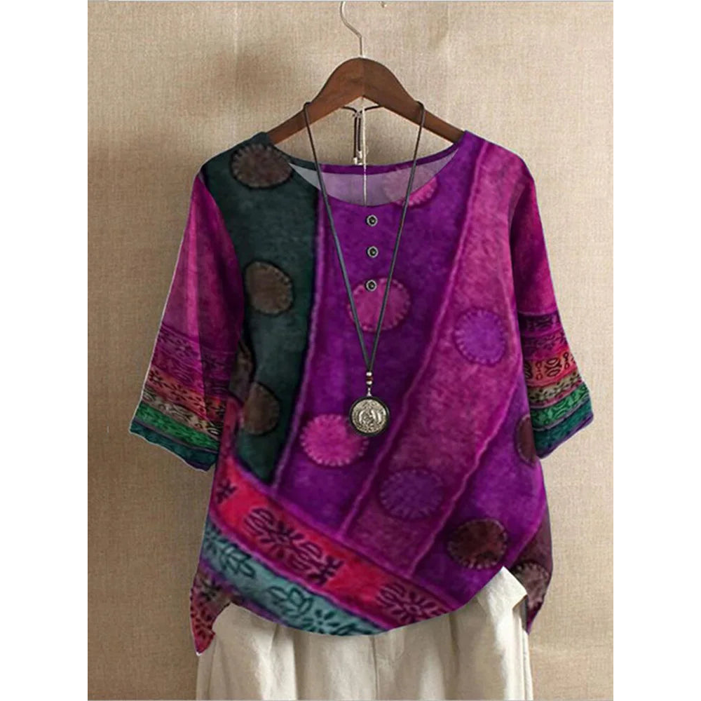 Elvora London™ – Aria Patchwork Top