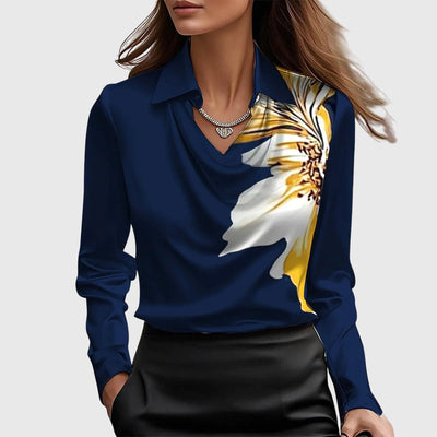 Elvora London™ | Elegant satin blouse