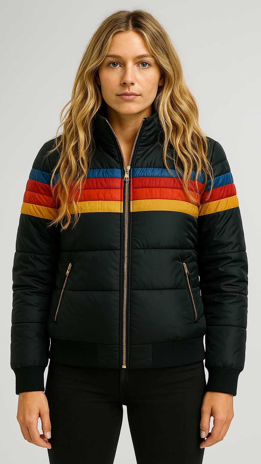 Elvora London™ | Retro Padded Jacket