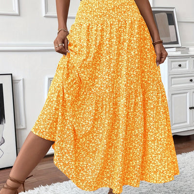 Elvora London™ – Marnie Tiered Floral Maxi Skirt
