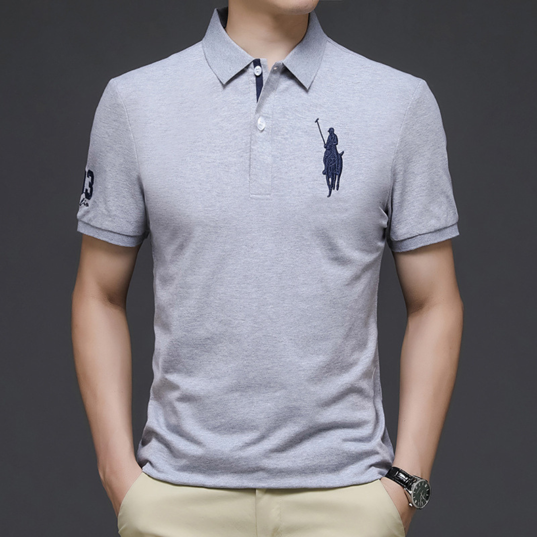 Elvora London™ – Enzo Embroidered Polo