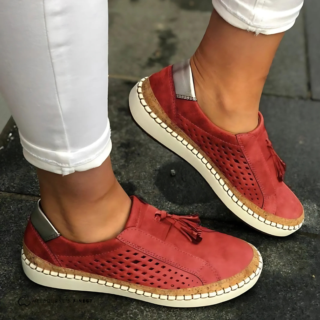 Elvora London™ – Liora Orthopaedic Summer Slip-Ons
