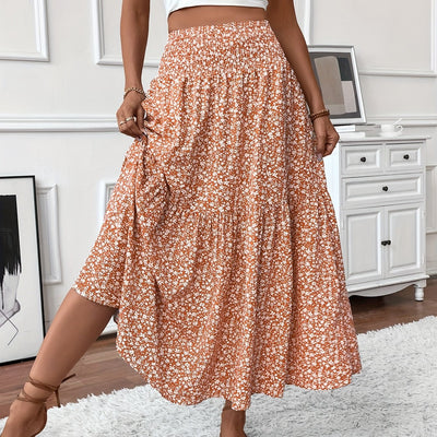 Elvora London™ – Marnie Tiered Floral Maxi Skirt