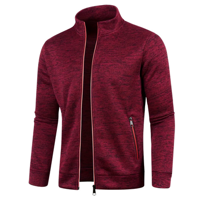 Elvora London™ | Classic Knitted Jacket with Zipper