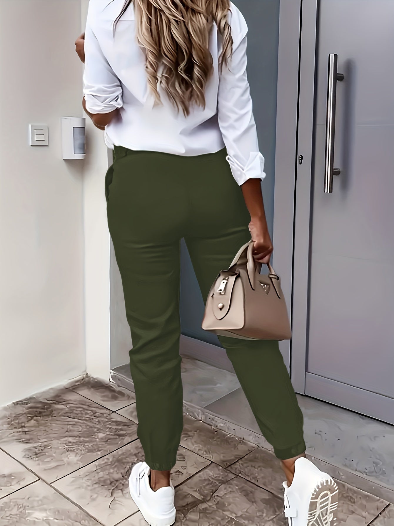 Elvora London™ – Isla Sleek High-Waisted Tapered Pants