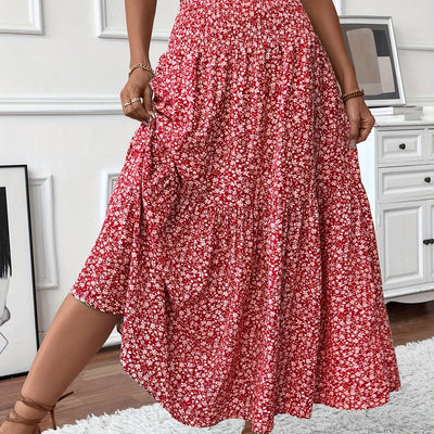 Elvora London™ – Marnie Tiered Floral Maxi Skirt