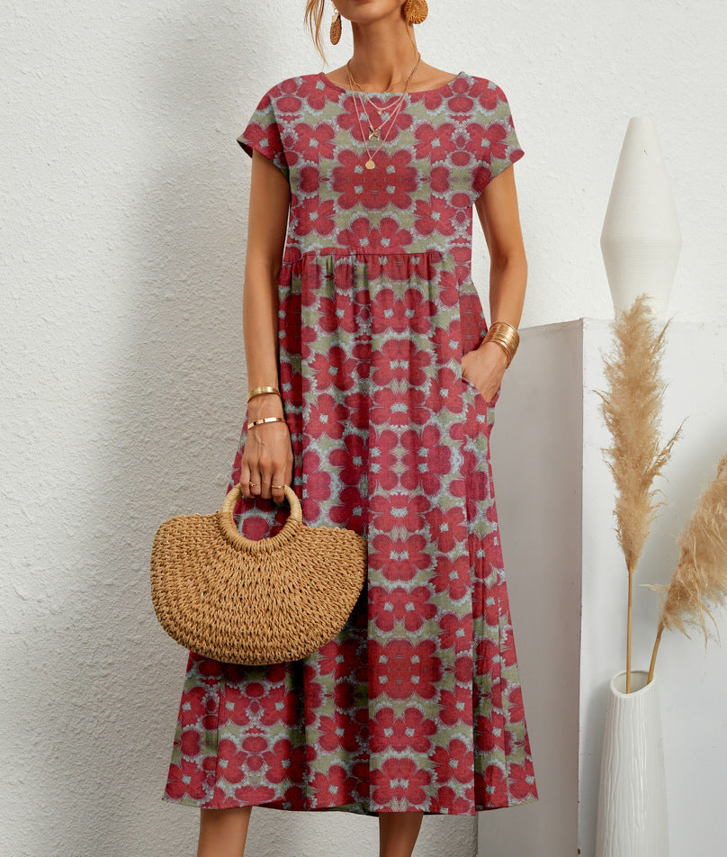 Elvora London™ – Marielle Floral Midi Dress