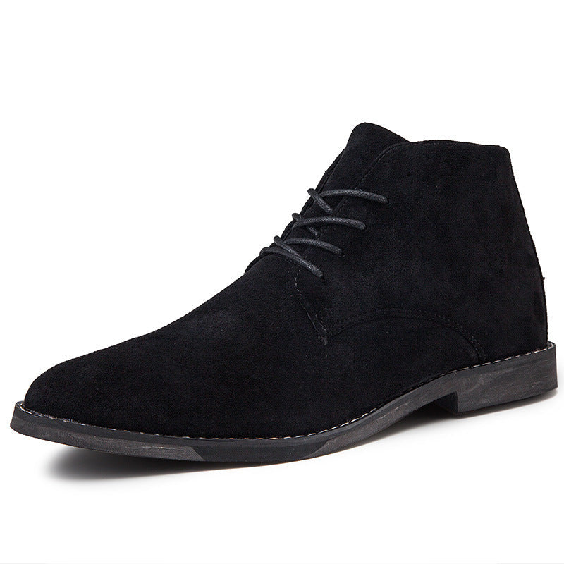 Elvora London™ – Astor Frosted Leather High-Tops