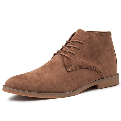 Elvora London™ – Astor Frosted Leather High-Tops