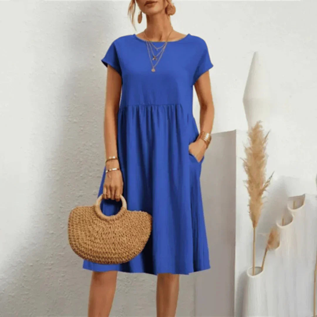Elvora London™ – Selina Relaxed Midi Dress