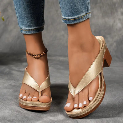 Elvora London™ – Naya Stylish Comfort Heeled Sandals