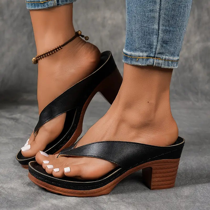 Elvora London™ – Naya Stylish Comfort Heeled Sandals
