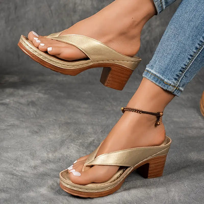 Elvora London™ – Naya Stylish Comfort Heeled Sandals