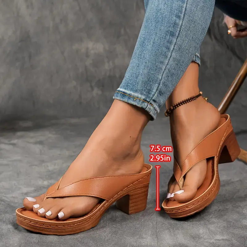 Elvora London™ – Naya Stylish Comfort Heeled Sandals