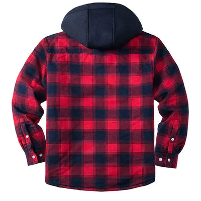 Elvora London™ | Checked Hooded Jacket