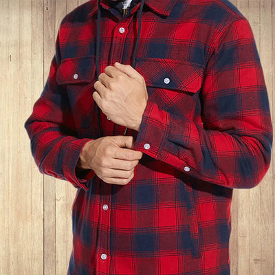 Elvora London™ | Checked Hooded Jacket