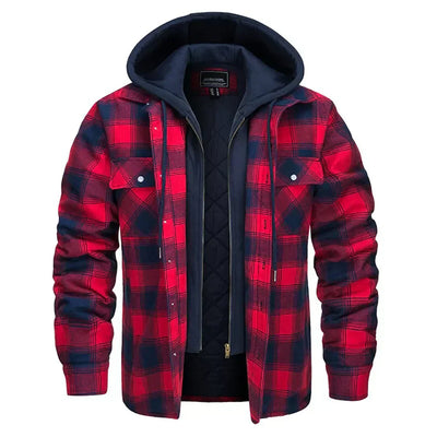 Elvora London™ | Checked Hooded Jacket