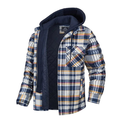 Elvora London™ | Checked Hooded Jacket
