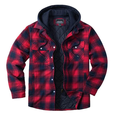 Elvora London™ | Checked Hooded Jacket